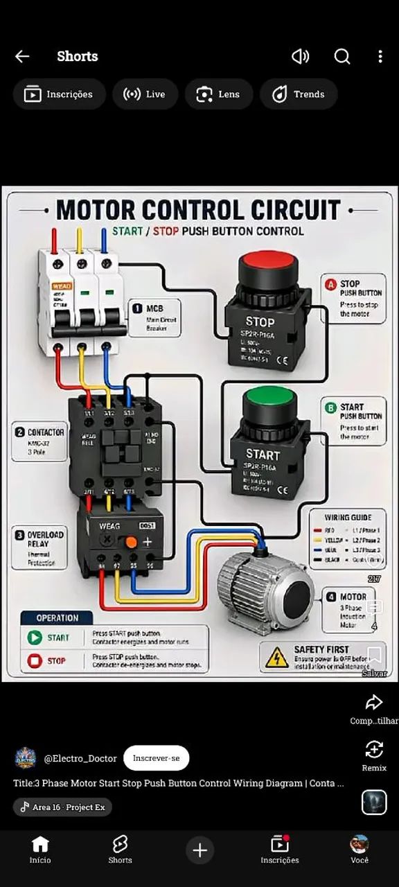 Manutenção elétrica industrial 
