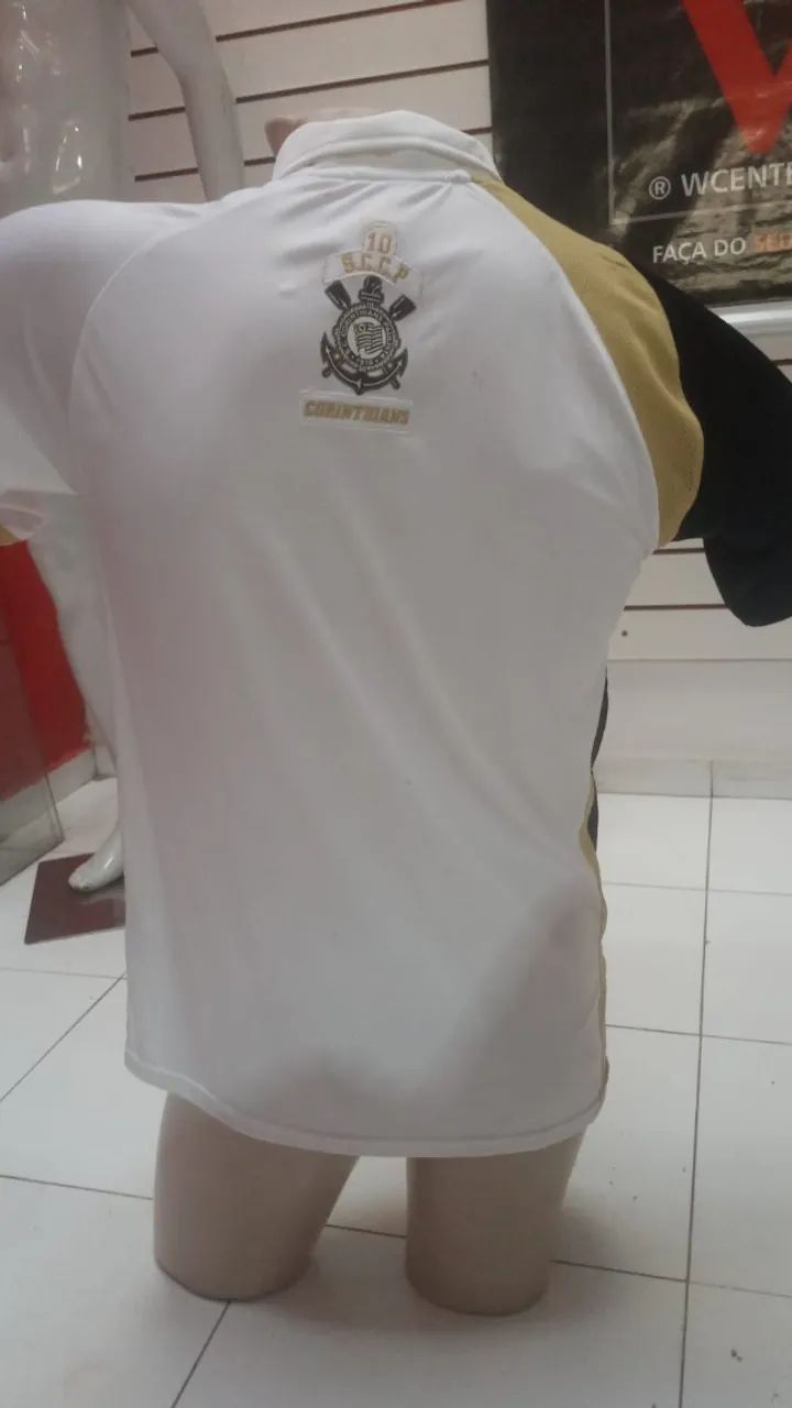 CAMISA POLO CORINTHIANS BLUE BAY LICENCIADA - Foto 2