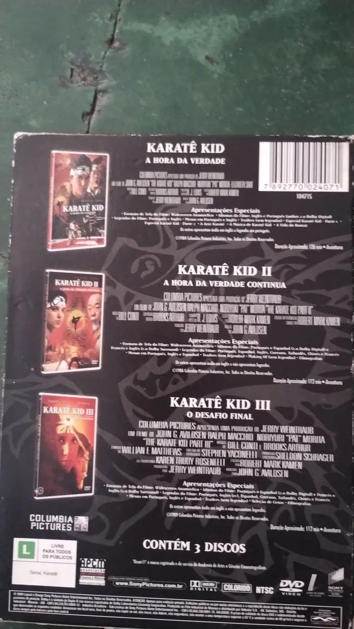 DVDs karatê kid - Foto 2