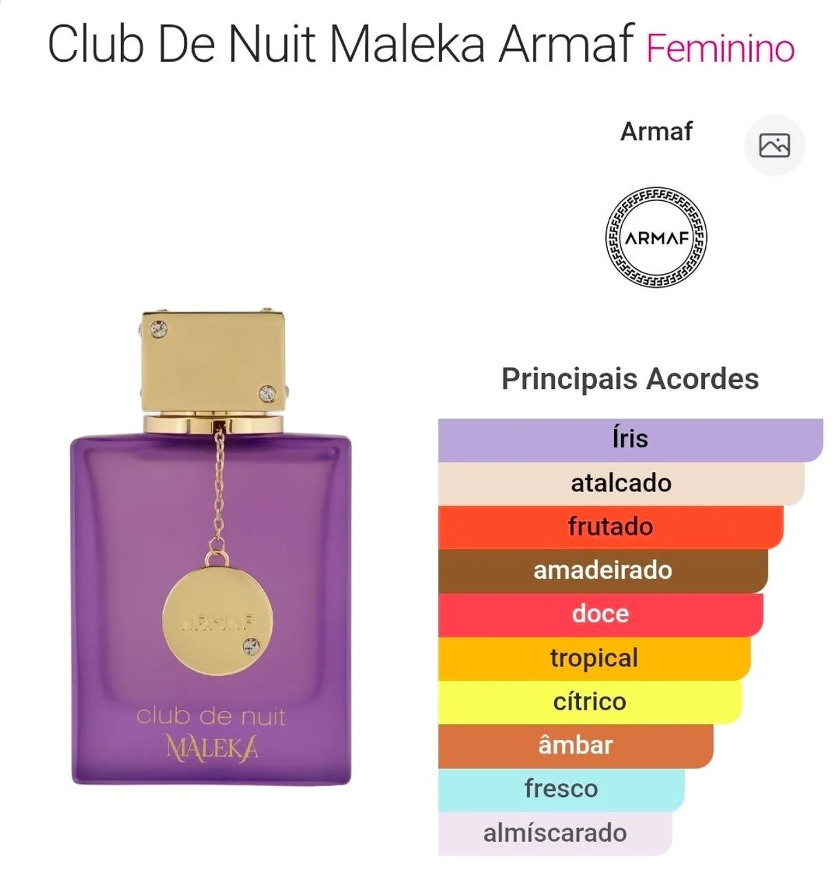 Decant Club de Nuit Maleka 5ml - Foto 2