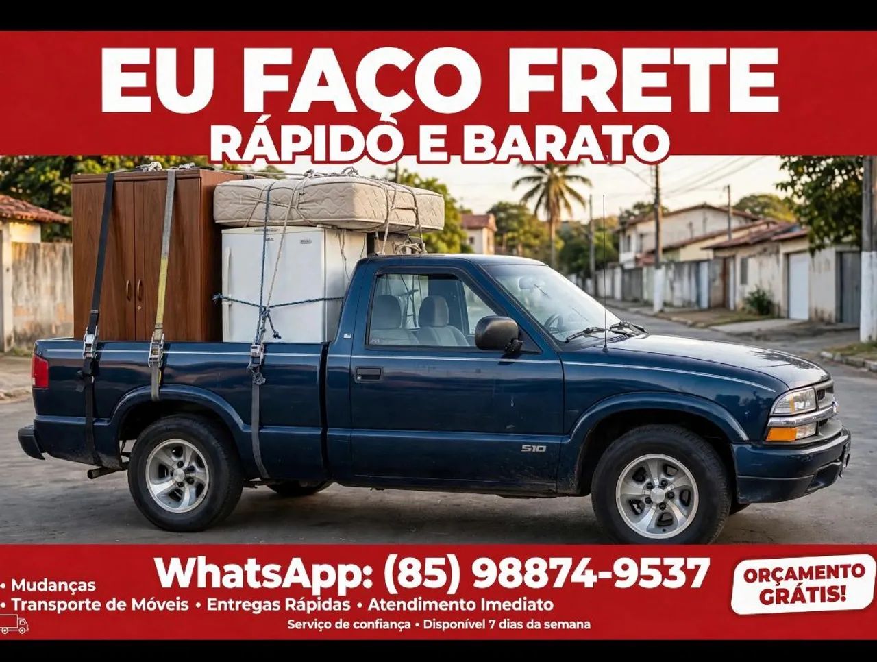 Faço frete com segurança 