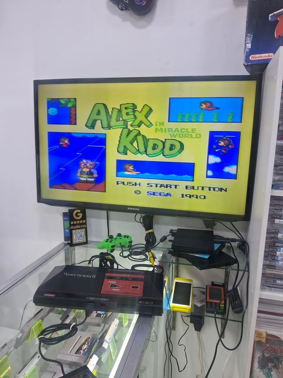 Master system 2 com jogo na memoria alex kidd miracle world  - Foto 4