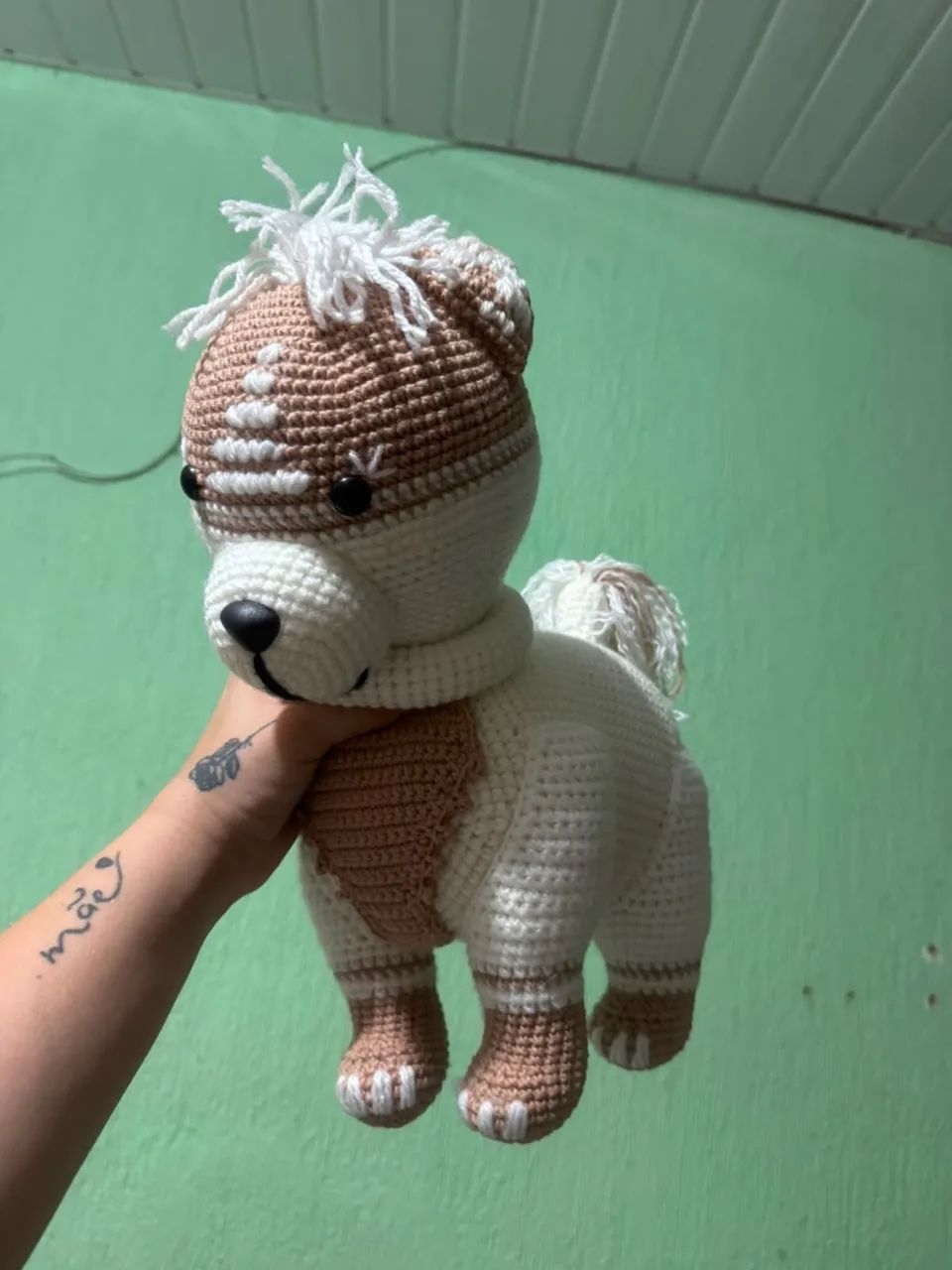Urso de crochê 40 cm  - Foto 3