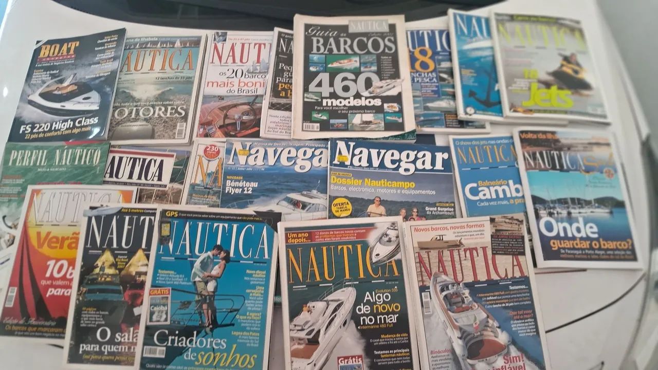 Revistas náuticas modelos e construção barcos - Foto 3