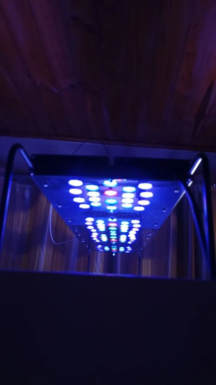 Luminária aqualumini solarium 240w wi-fi aquários até 120cm  - Foto 3