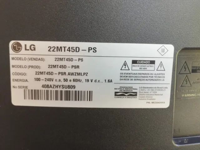 TV e Monitor LG 22 Polegadas - Foto 2