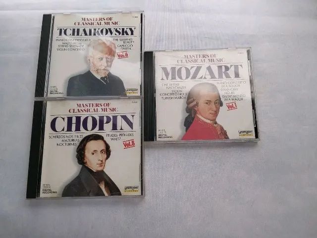 Conjunto de 3 cds da coleção Música Classica (NOVOS)