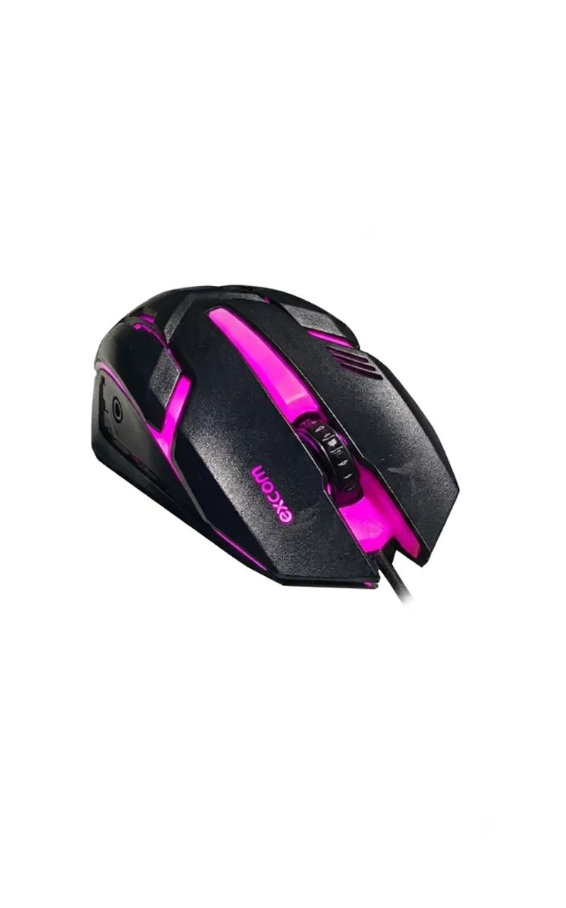 Mouse Gamer Exbom MS-62 Iluminação RGB 1200 DPI USB