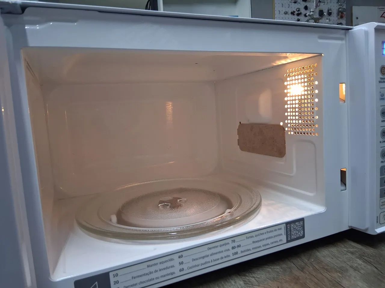 MICRO-ONDAS ELECTROLUX USADO 20LTS 127V $349 COM GARANTIA  - Foto 5