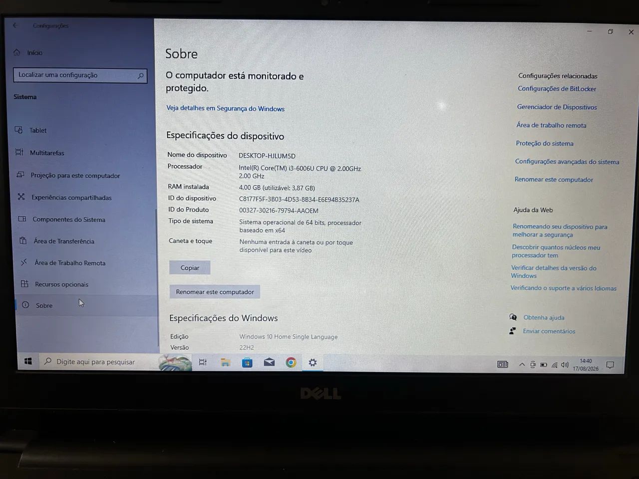 Notebook dell - Foto 3
