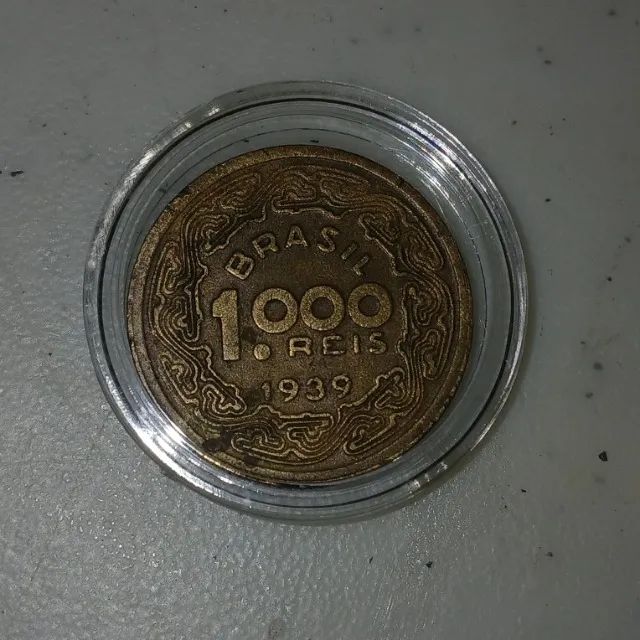 MOEDA ANTIGA DE 100 REIS