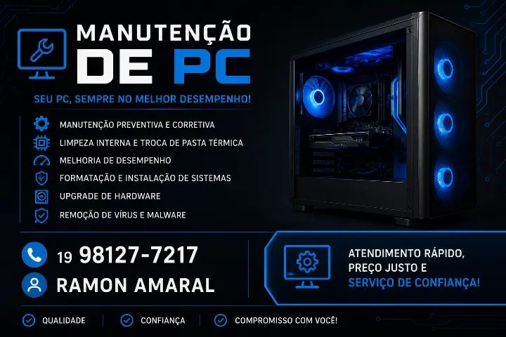 manutenção pc