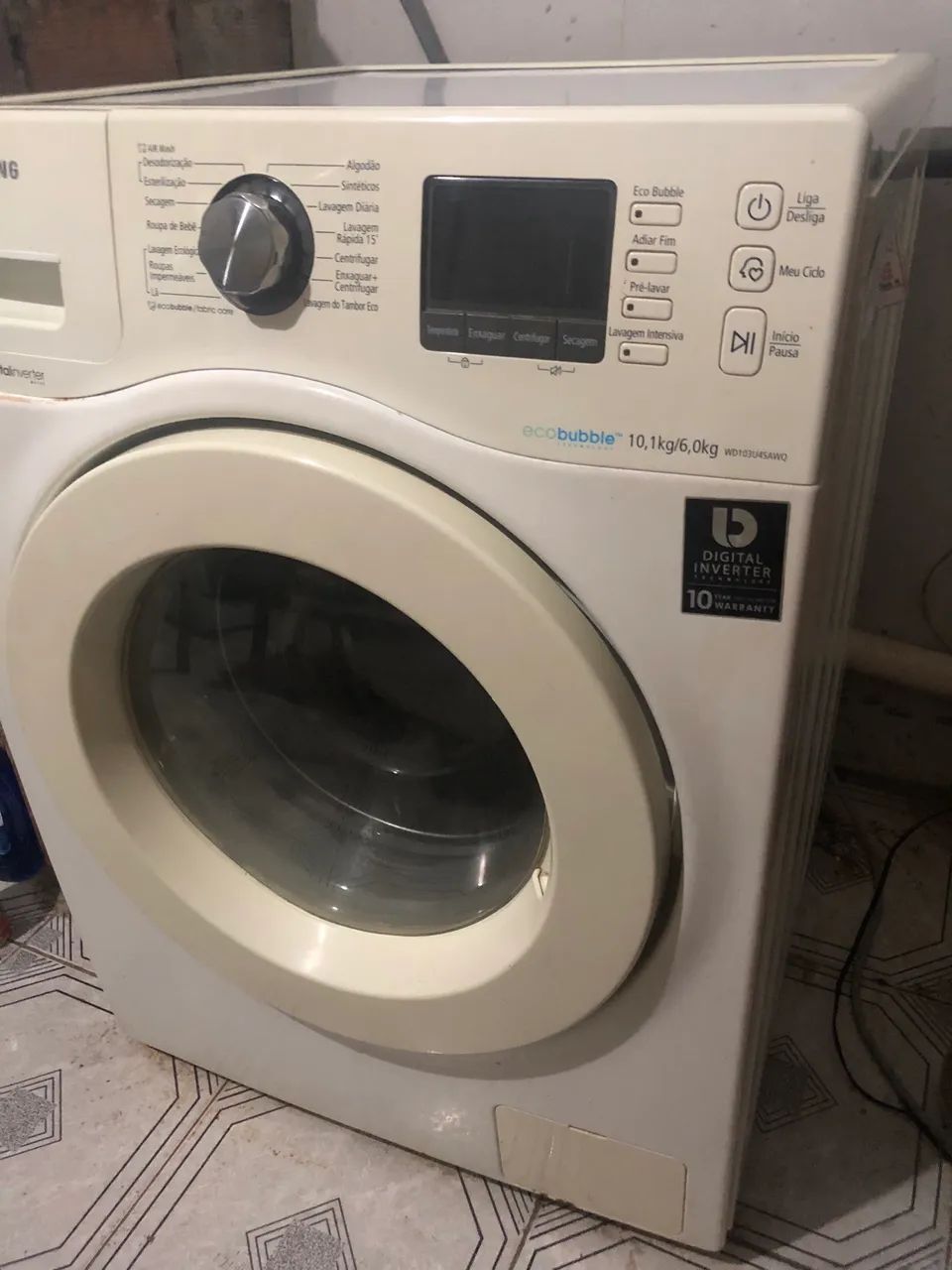 Lava e Seca Samsung EcoBubble 10,1kg 