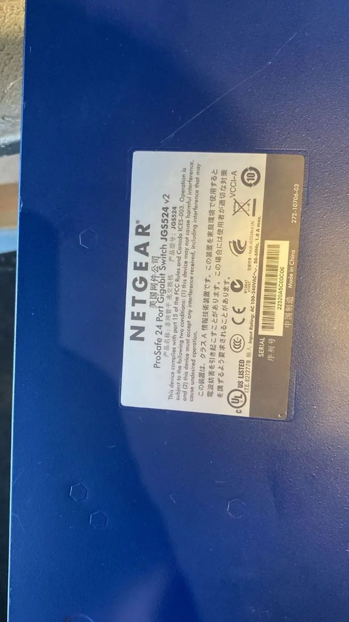 ProSafe 24 Port Gigabit Switch JGS524 v2 - Foto 2