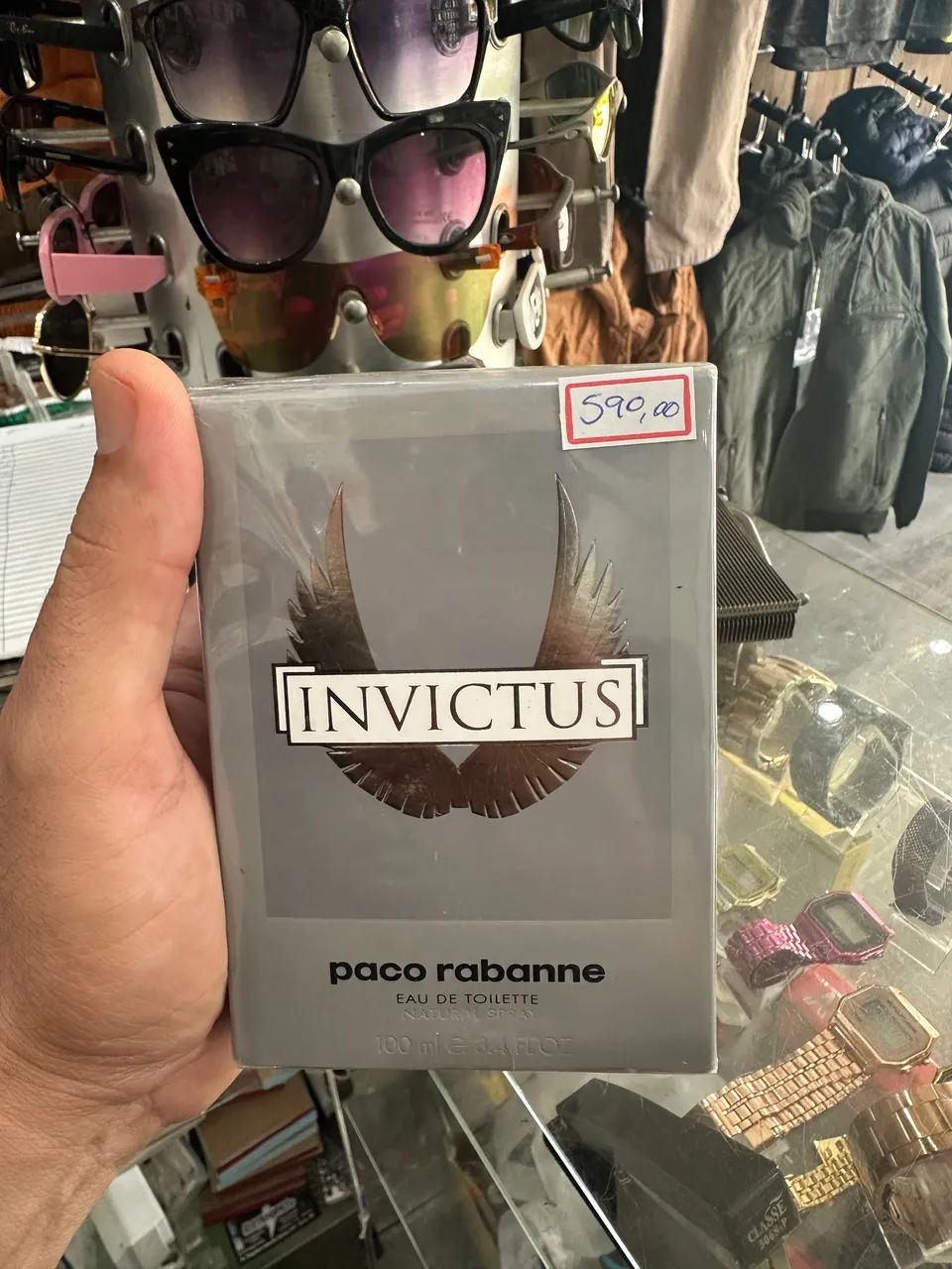 Perfume invictus original lacrado 100ml