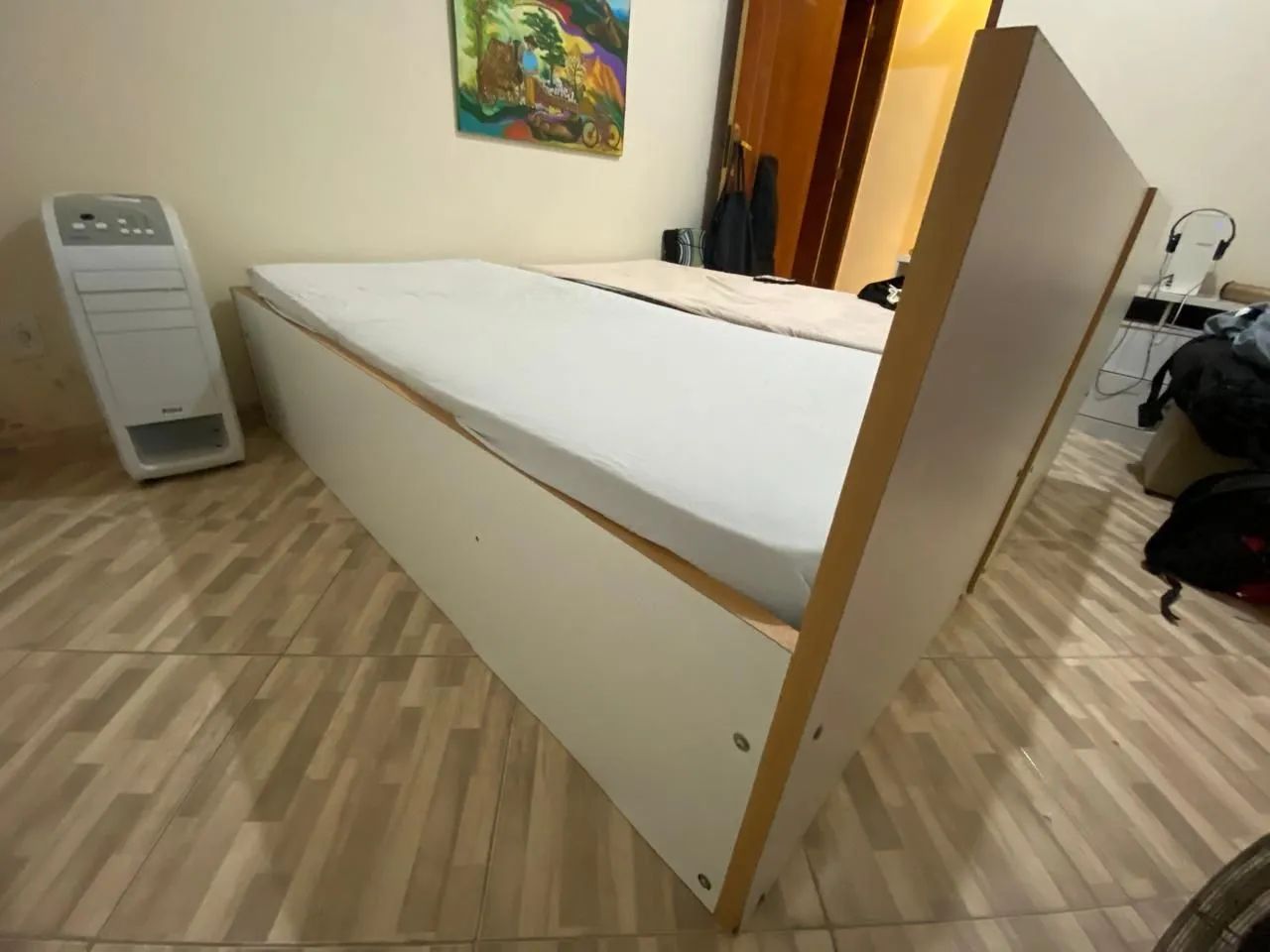 Cama de solteiro madeira pura  - Foto 3