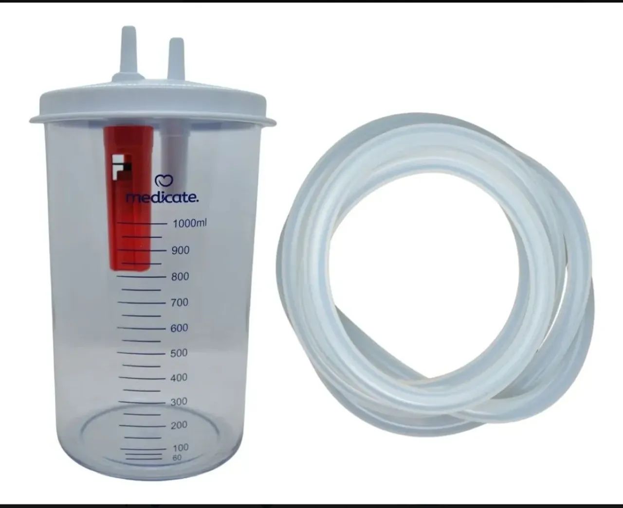 Aspirador de secreção Medicate Bivolt 1L MD100 - Foto 3