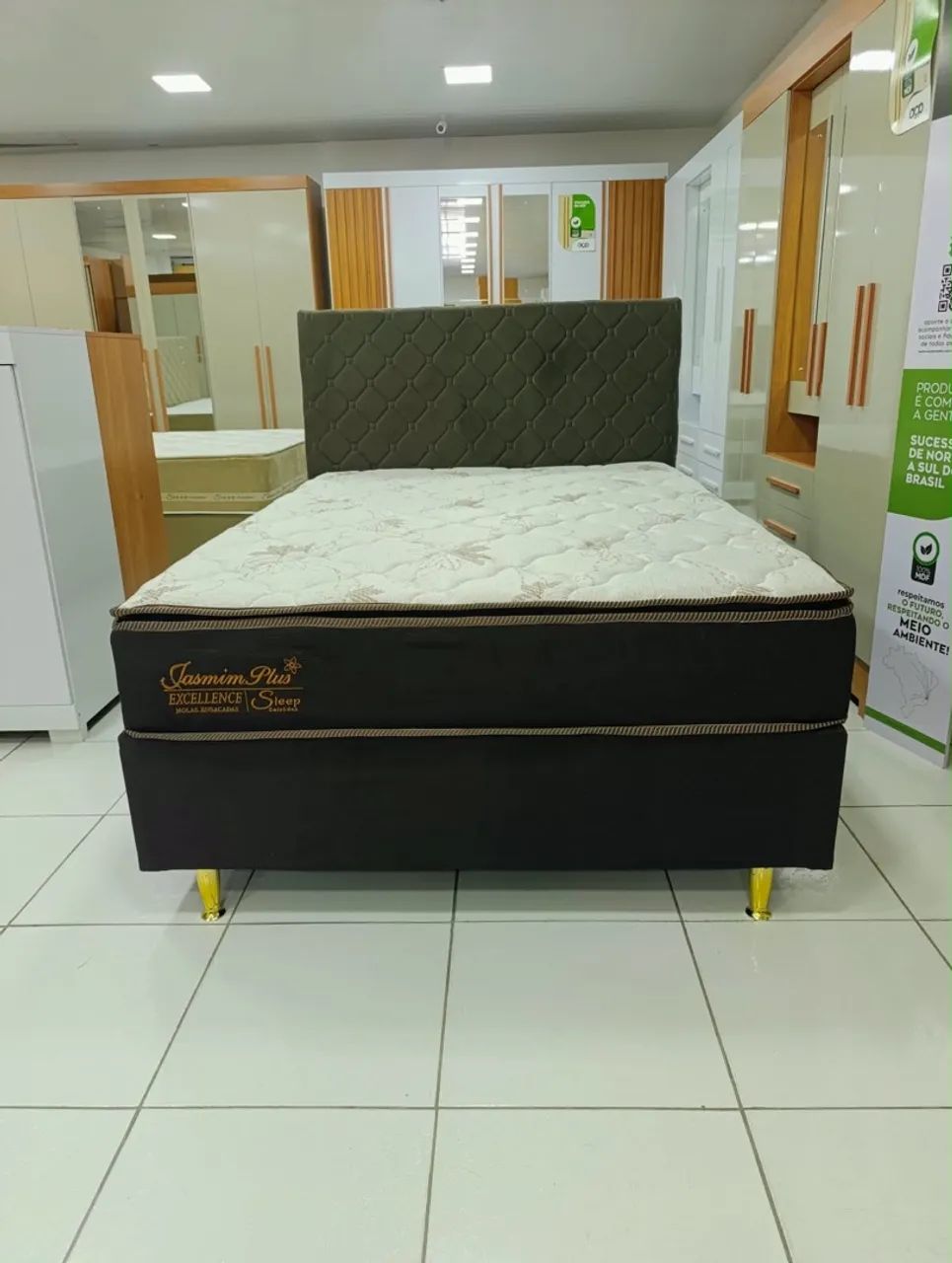 Cama casal Jasmin excelente  - Foto 2