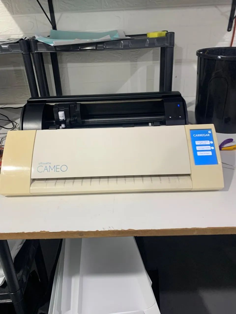 Silhouette cameo 2 com lamina de corte e 3 bases - Foto 2