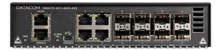 Datacom DM4370 - 4GT + 4GX + 4XS - MPLS / 10Gb COM MPLS - Foto 2