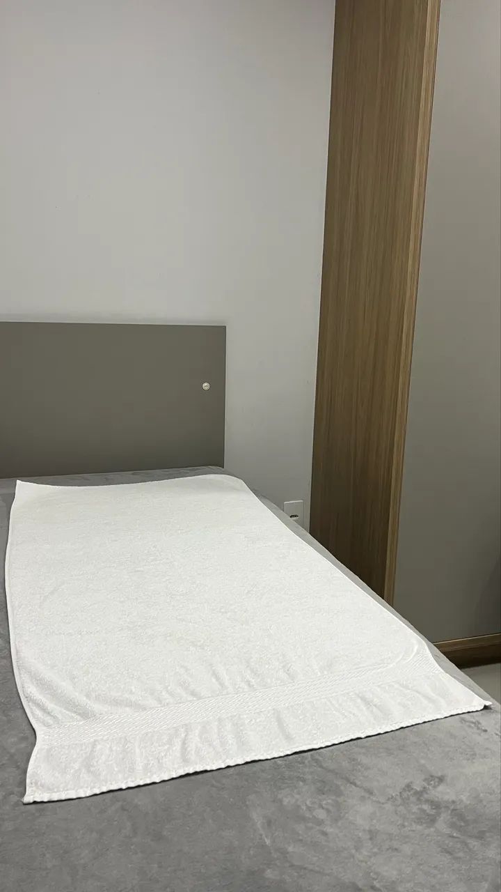 TOALHA DE BANHO BRANCA DE ALGODÃO MACIO - Foto 3