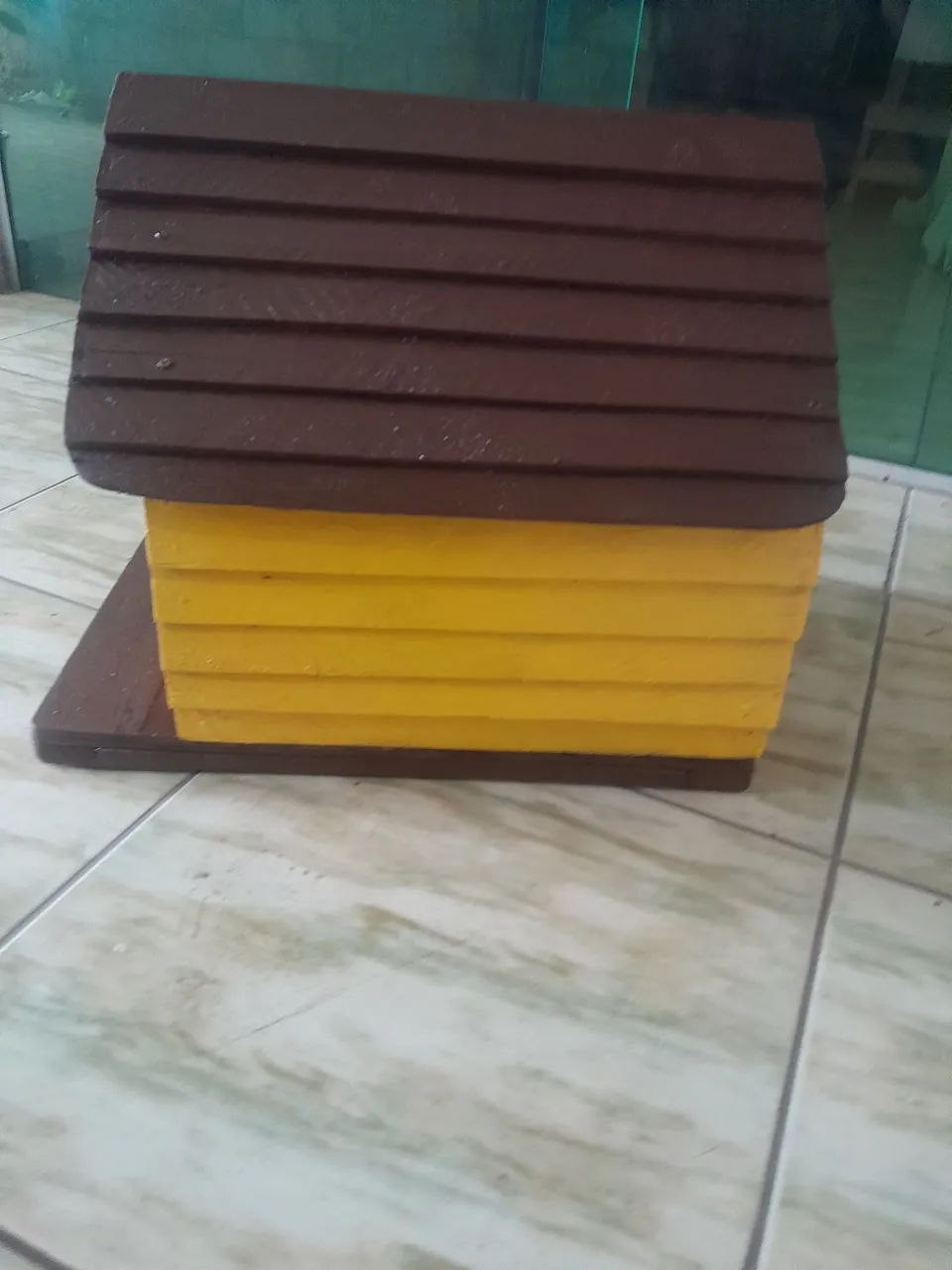 Casinha para cães e gatos 1 madeira maciça. R$120.00 - Foto 3
