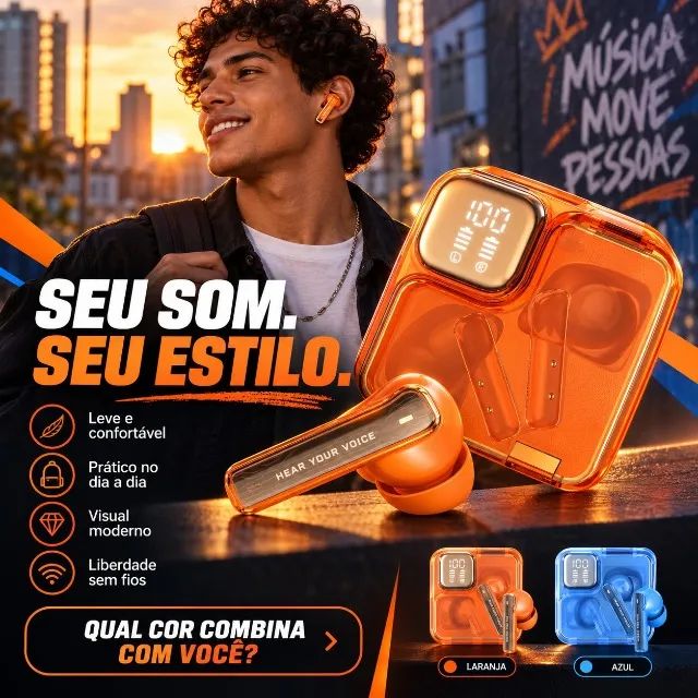FONE DE OUVIDO ALTA PERFORMANCE QCY  - Foto 3