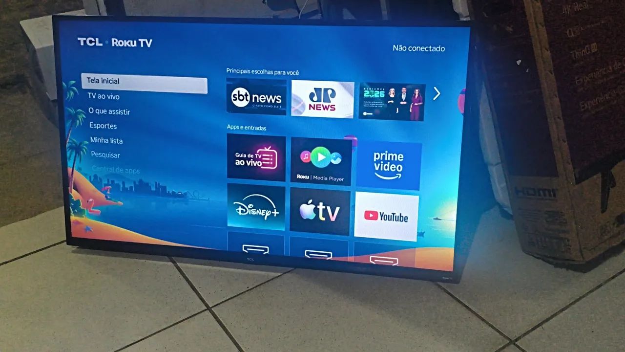 Tv Smart TCL 43 Polegadas Rokutv Top de Verdade! - Foto 4