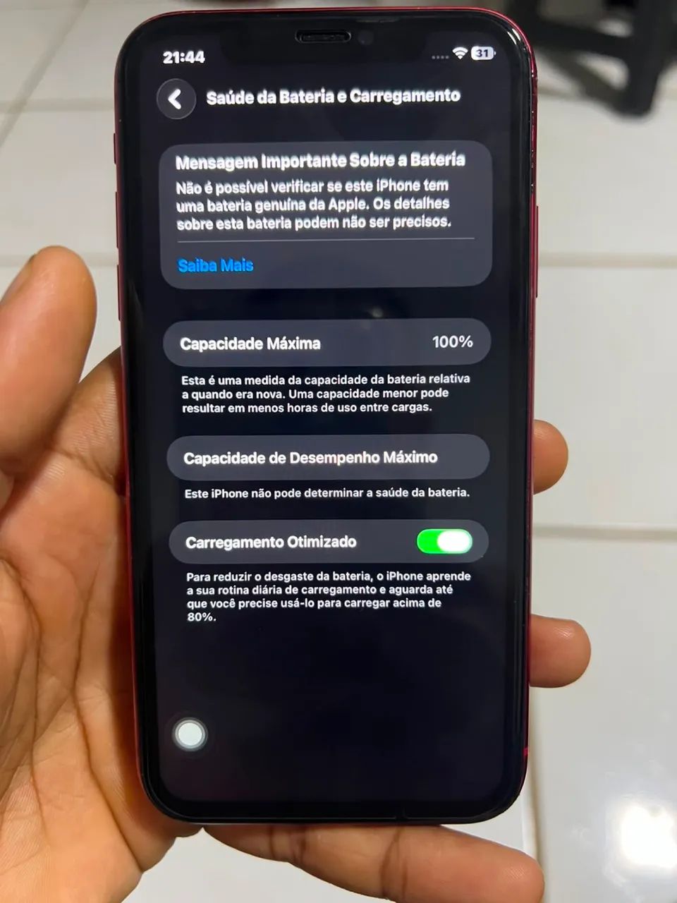 iPhone 11red 128 GB - Foto 5