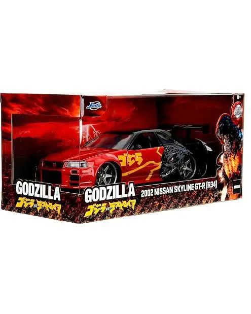Miniatura Nissan Skyline GT-R R34 Godzilla Jada 1:24 - Hobbies e