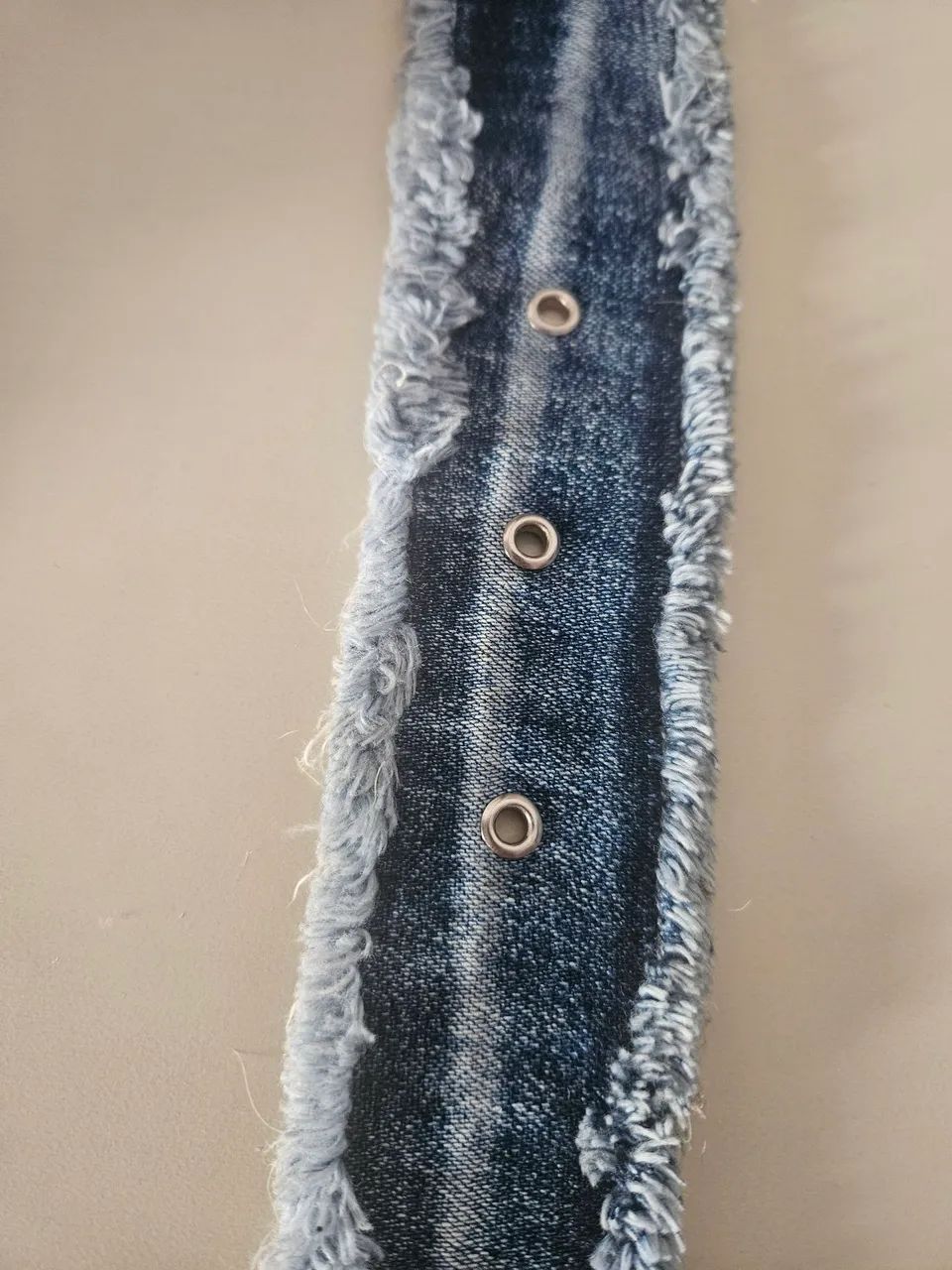 Cinto feminino  Jeans  Fivela Prateada - Foto 2