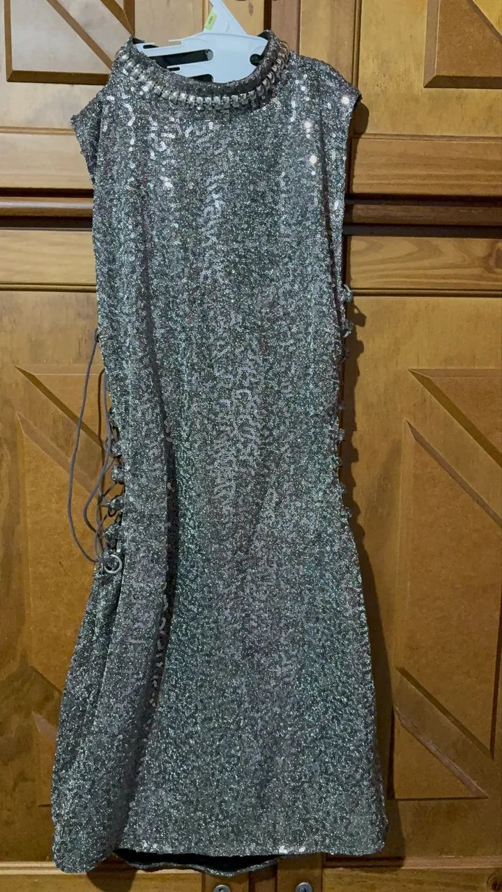 ? Vestido de festa prata - Foto 2
