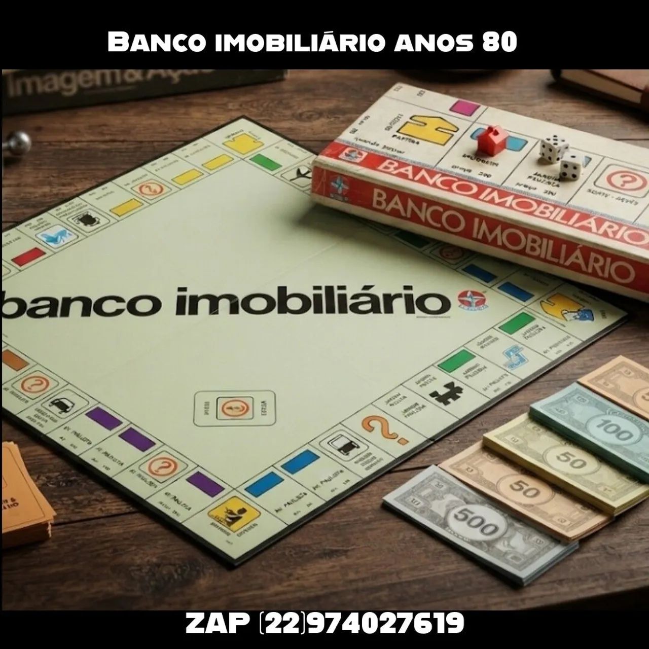 Banco imobiliário anos 80