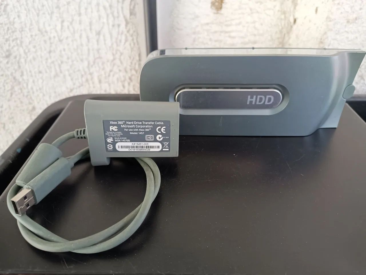 Vendo Disco rígido externo original Microsoft Xbox 360 Hard Drive, cabo de transferência.