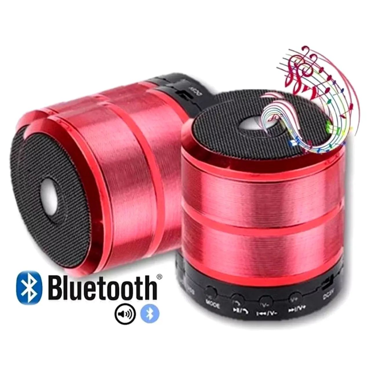 Kit com 5 Mini Caixinha de Som Bluetooth ws-877  - Foto 2