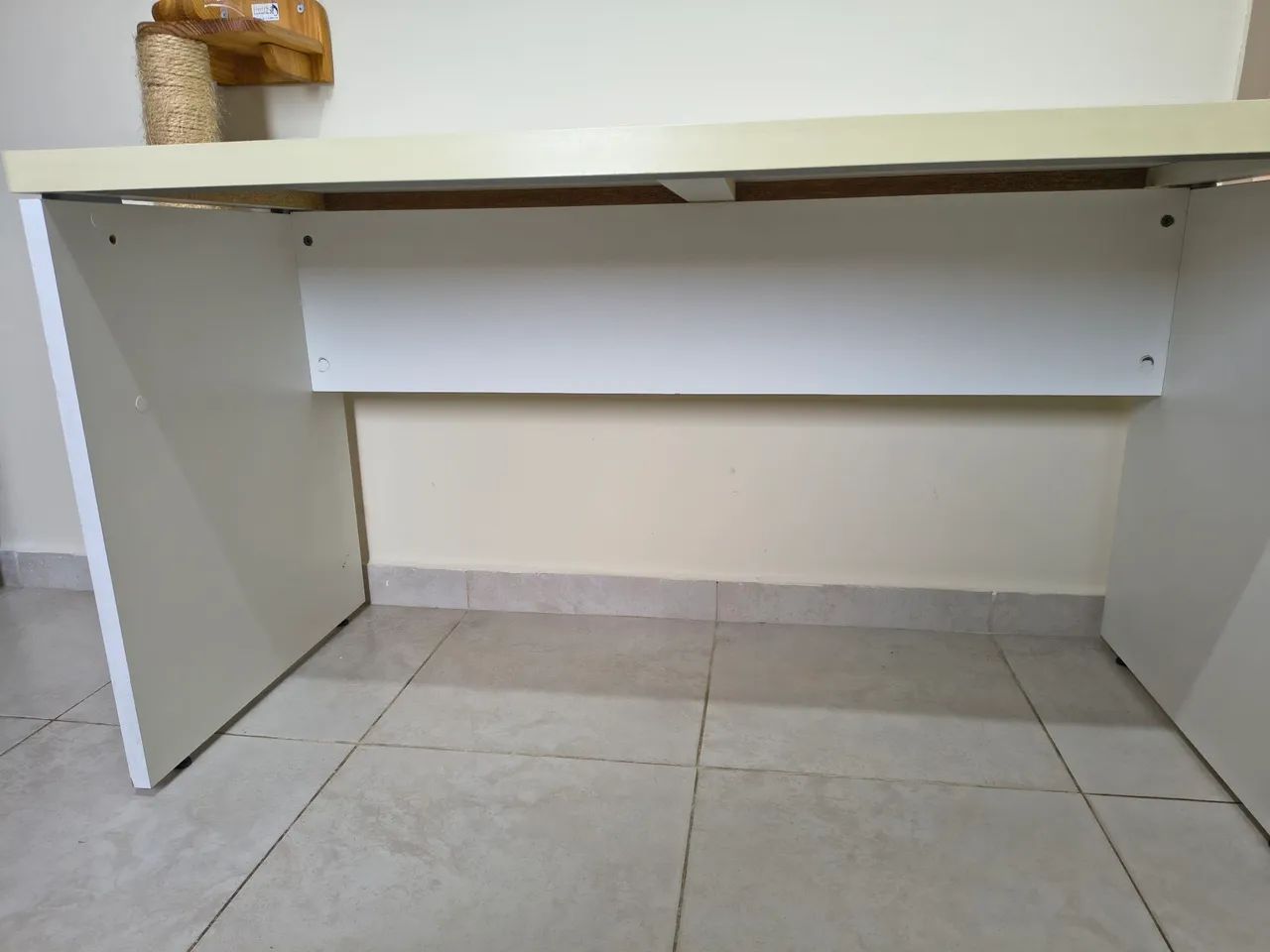 Escrivaninha/Mesa escritório MDF branca - Foto 2