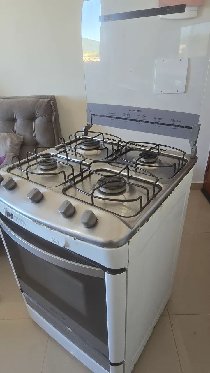 Vendo Fogão 4 bocas Brastemp - Foto 5