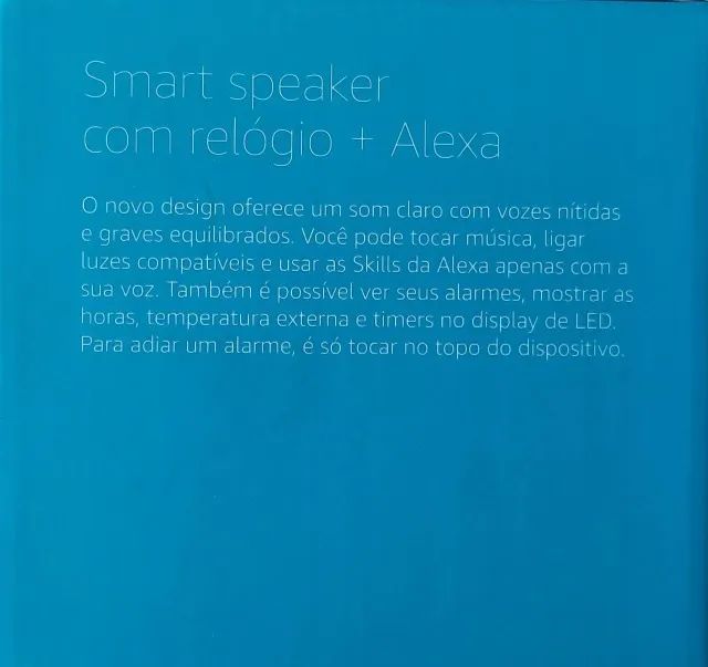 Echo Dot (4ª geração): Smart Speaker com Relógio e Alexa (nova). - Foto 2