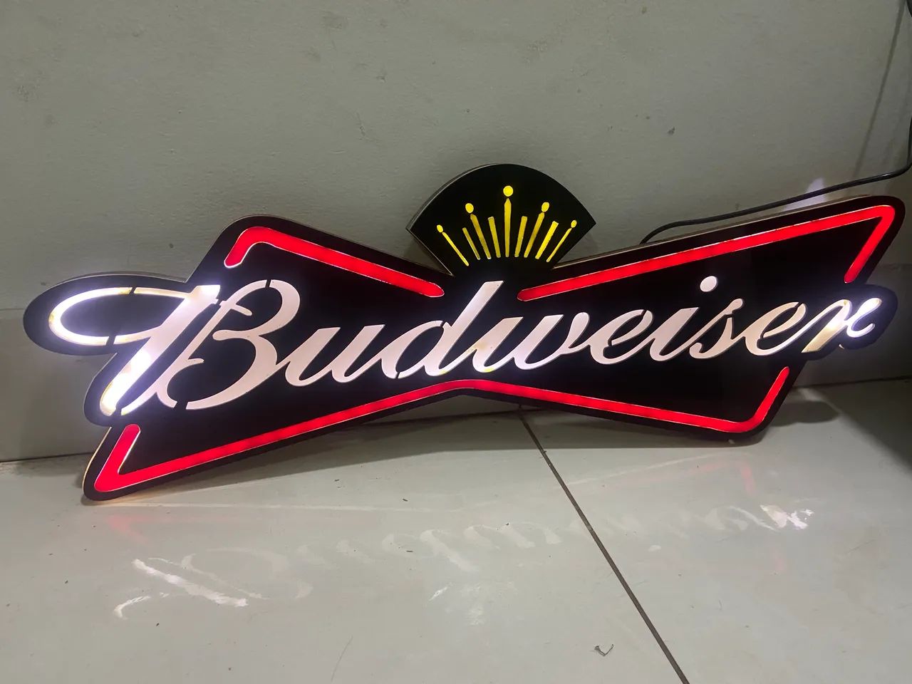 Led da Budweiser de 23 Cm