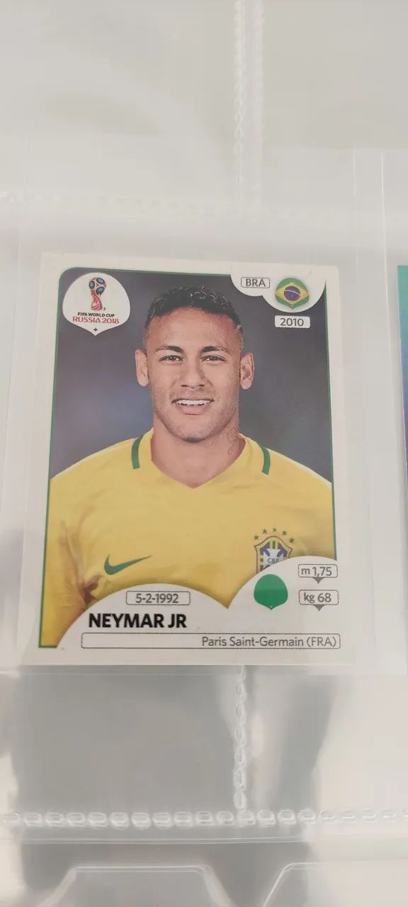 Lote figurinhas Neymar Jr Copas 2018 2022 - Foto 2