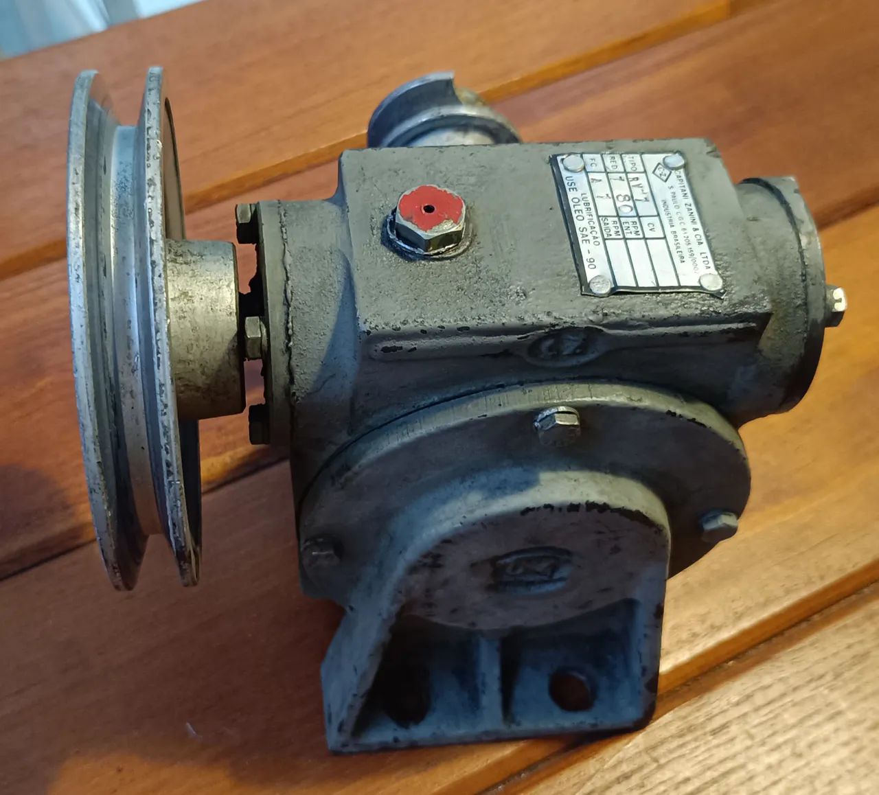 Redutor de velocidade 1:80 Capitani Zanini.