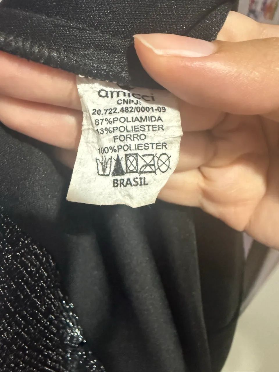 vestido amicci lurex preto m - Foto 2