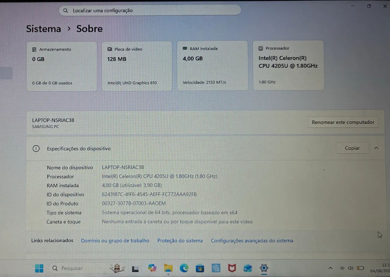 Notebook Samsung  - Foto 4