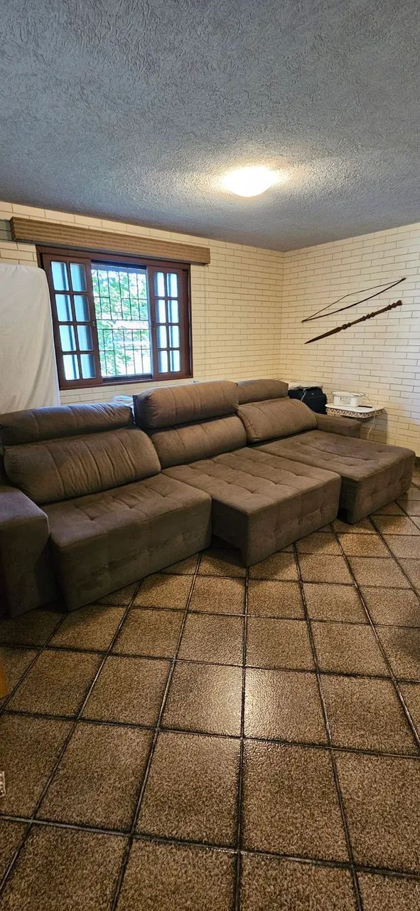 Sofa grande 6 lugares retratil em 3 módulos 