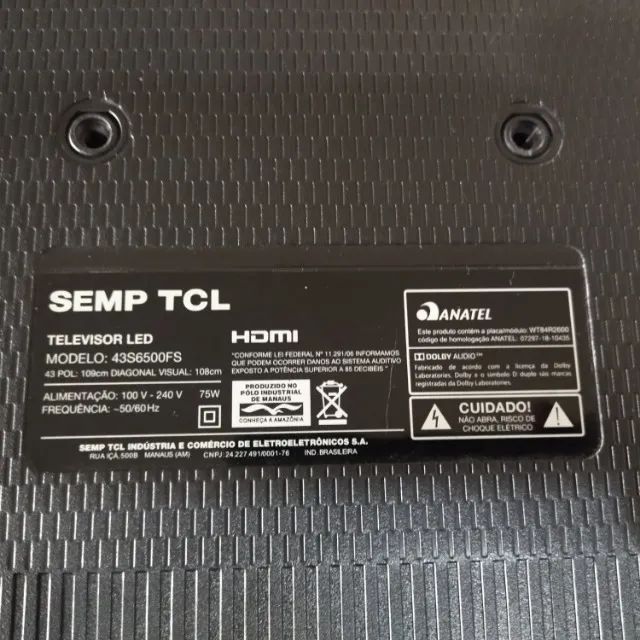 TV TCL 43 polegadas sistema Android com defeito na imagem, leia descrição do anúncio) - Foto 4