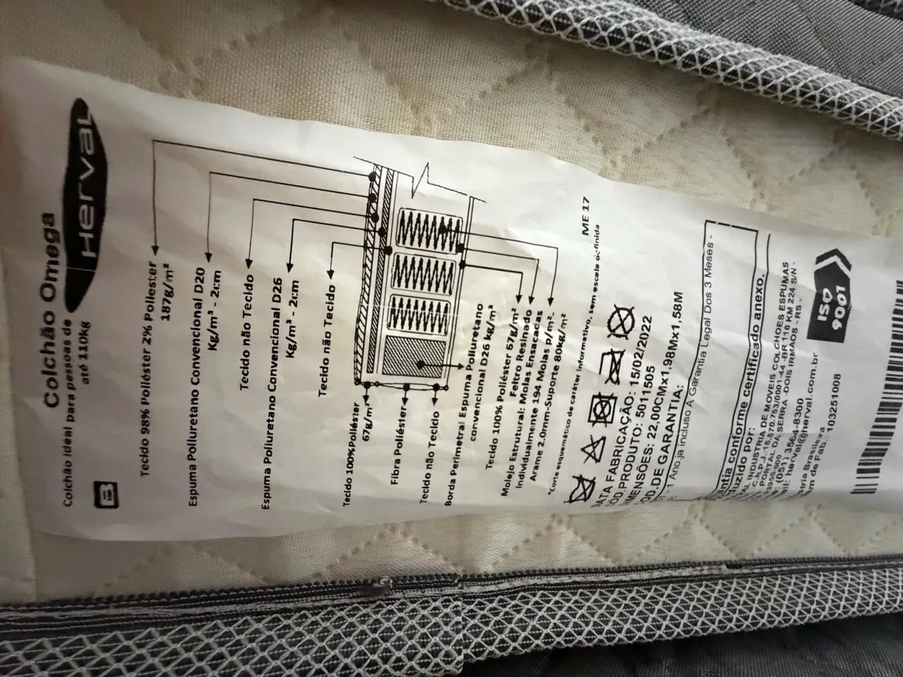 Cama Box Queen Size Molas Ensacadas - Foto 4