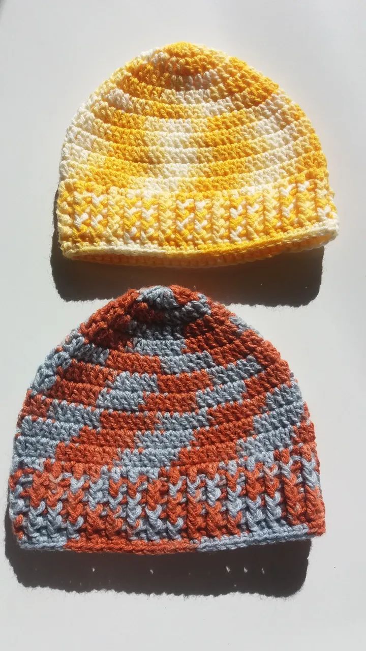 Touca gorro de crochê  - Foto 2