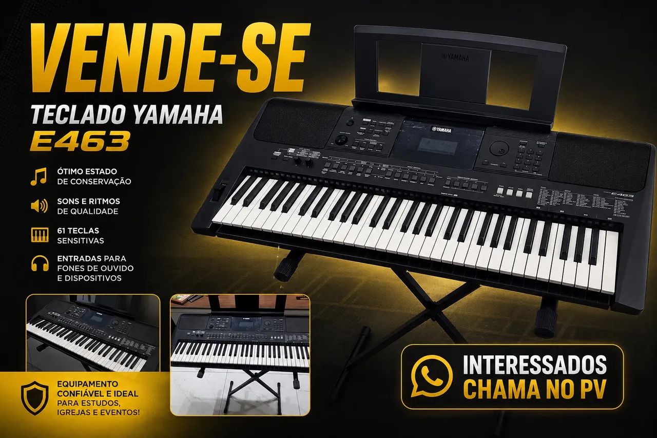 Vende-se teclado com ótima qualidade 
