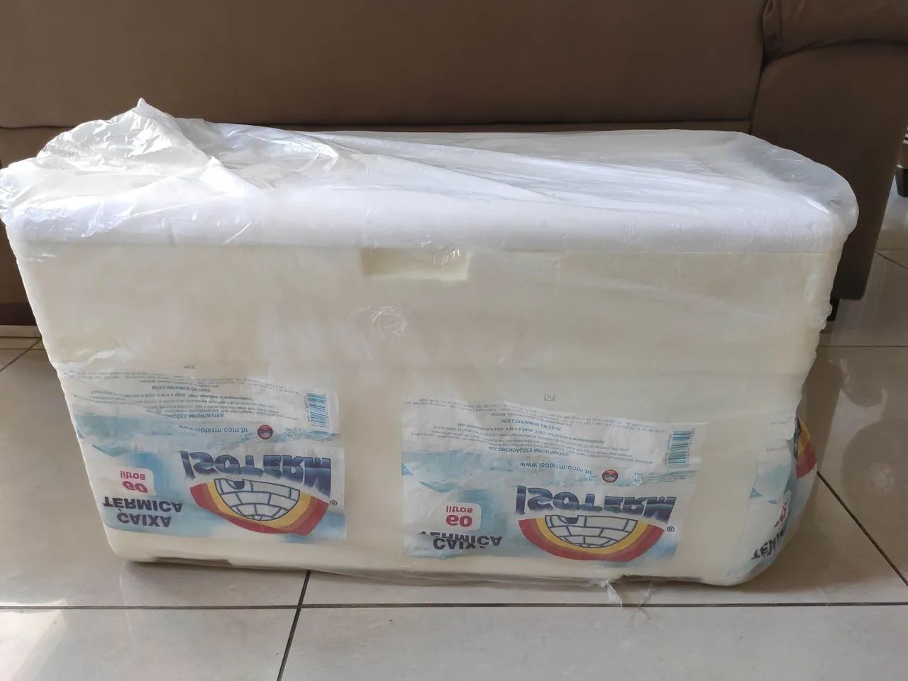 Caixa térmica isopor 60 litros
