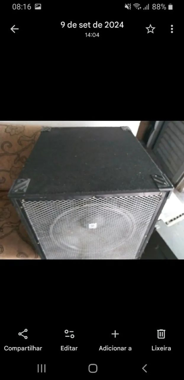 Sub woofer passivo com alto falante JBL 15 polegadas  - Foto 4